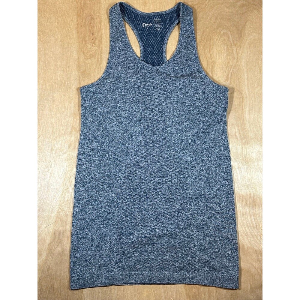 Zyia active Blue Copper Infused Activewear Tank Odor Blocking Anti Chafing